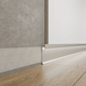 Aluminium flush-mounted skirting board 60mm (RAL)