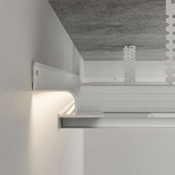 LED-профиль AST201 белый AST201 фото