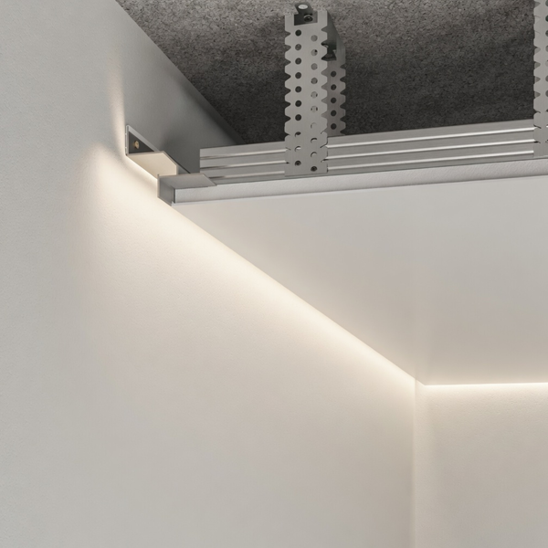 Профіль тіньового шва АСТ22 з LED-підсвіткою (без покриття) AST22 фото