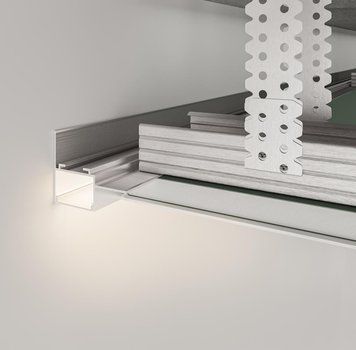 Профіль тіньового шва АСТ25 з LED-підсвіткою (без покриття) AST25 фото