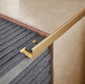Decorative L-profile, natural brass (12.5mm)