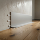 Aluminum Micro Skirting Board MPV450 45 mm (silver)