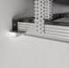Shadow gap profile LHV10 with LED lighting (black)