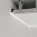 Shadow gap profile LHV10 with LED lighting (black)
