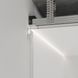 Shadow gap profile LHV10 with LED lighting (black)