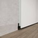 Shadow gap profile LHV10 with LED lighting (black)