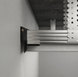 Aluminium ceiling shadow-gap profile AST5 (black)