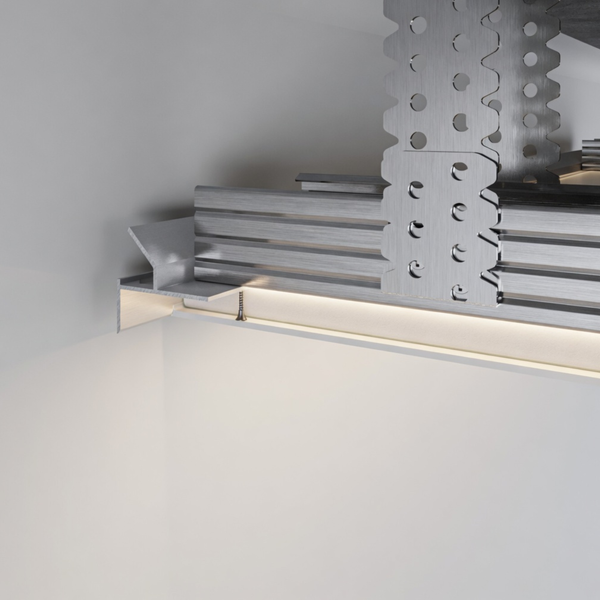 Профіль тіньового шва АСТ50 з LED-підсвіткою (Білий) AST50 фото