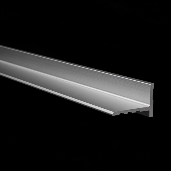 Aluminum Micro Skirting Board MPV018 9 mm (silver)