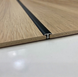 T-shaped transition profile 10&times;4 mm black