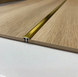 T-profile 10 mm aluminum polished gold