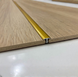 T-profile 10 mm aluminum polished gold