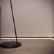 Aluminium flush-mounted skirting board 35mm with LED channel (black)
