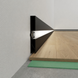 Rectangular Aluminum LED Skirting Board PNP608 60 mm (black)