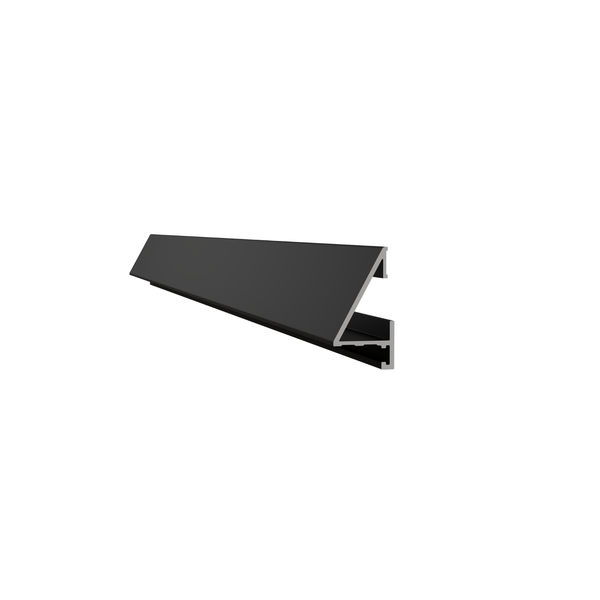 Aluminum LED Micro Skirting Board MPA302 25 mm (black)