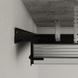Shadow seam profile AST35 with LED lighting (black)