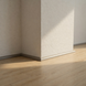 Aluminum Micro Skirting Board MPA013 13 mm (silver)