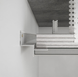 Aluminium shadow-gap profile AST202 (mill finish)ium ceiling
