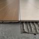 L-shaped tile profile 6 mm, anodized aluminum